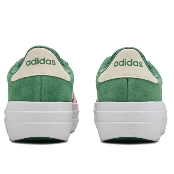 NEW-Adidas Women's Green and Pink Sneakers Size 8 1/2 - Picture 5 of 6